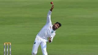 Devendra Bishoo reduces Zimbabwe to 101-3 against West Indies at lunch, Day 2, 1st Test Devendra Bishoo reduces Zimbabwe to 101-3 against West Indies at lunch, Day 2, 1st Test